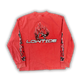 'Flaming Tide' Long Sleeve Surf T-Shirt