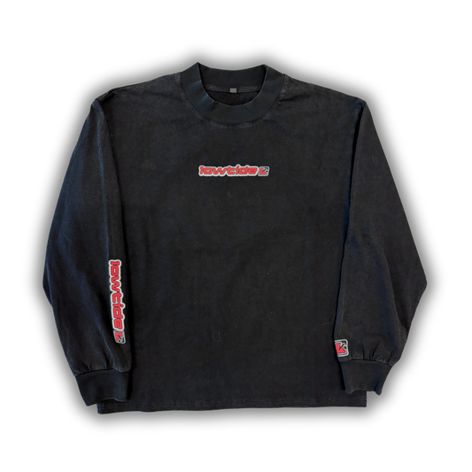 'Bred' Long Sleeve Surf T-Shirt